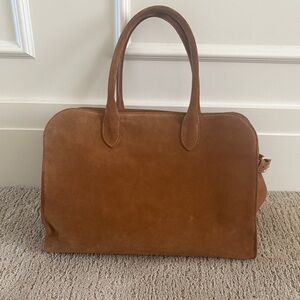 Brown Suede Handbag